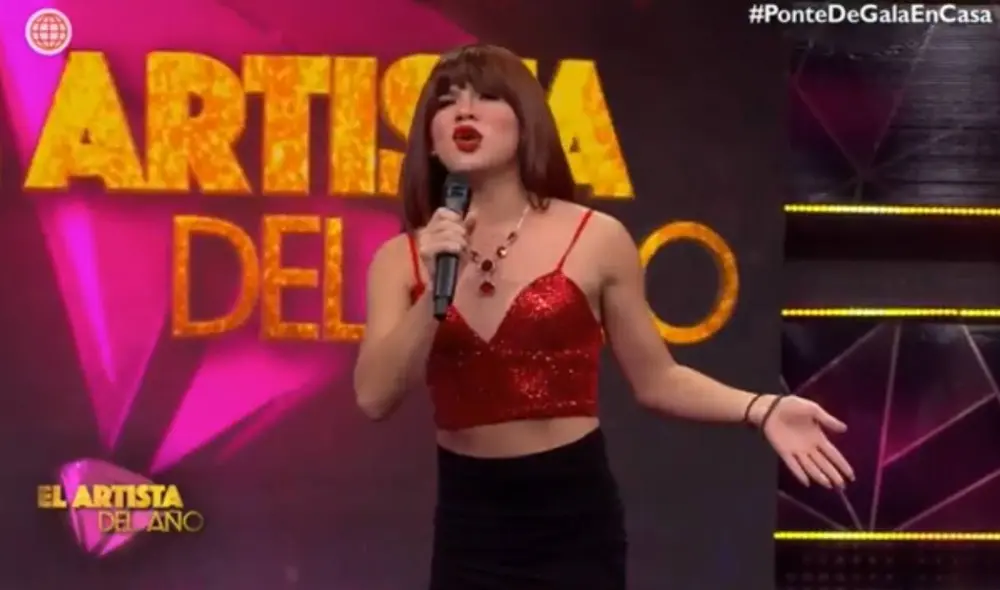 La Uchulú fue invitada por Gisela Valcárcel a ser parte del show. Foto: captura de América TV La Uchulú fue invitada por Gisela Valcárcel a ser parte del show. Foto: captura de América TV