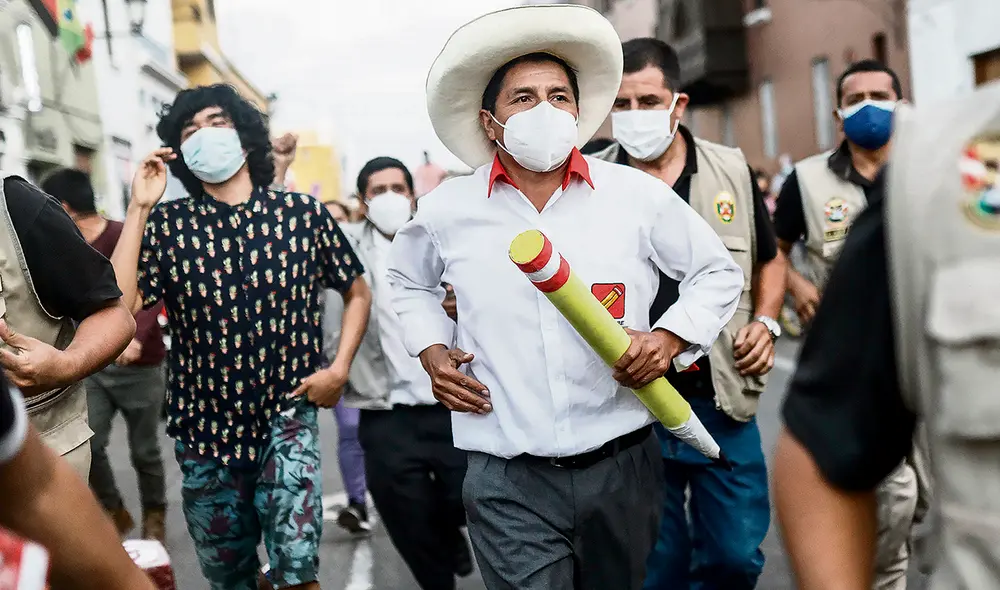 Trotes electorales. Pedro Castillo y su carrera a Palacio avanzan en el norte en la segunda vuelta electoral. Foto: Aldair Mejía