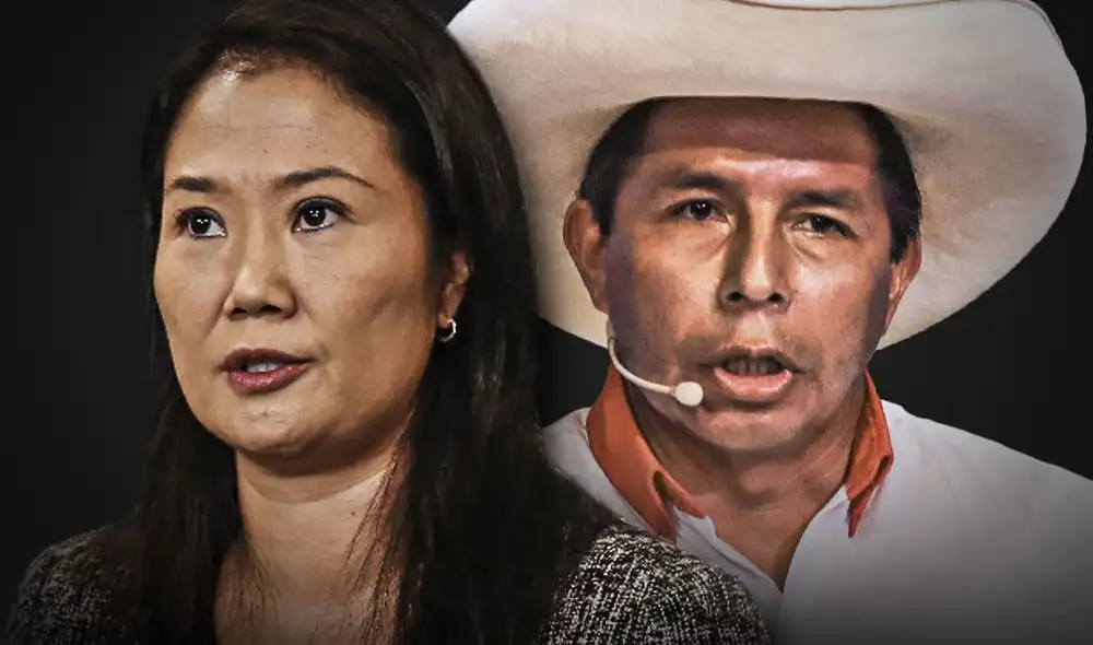 Fujimori y Castillo se enfrentarán en la segunda vuelta electoral el próximo 6 de junio. Foto: composición/La República Fujimori y Castillo se enfrentarán en la segunda vuelta electoral el próximo 6 de junio. Foto: composición/La República