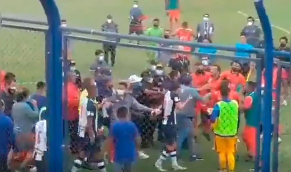 Leandro Fleitas y Arley Rodríguez protagonizaron una gresca. Foto: Alianza History