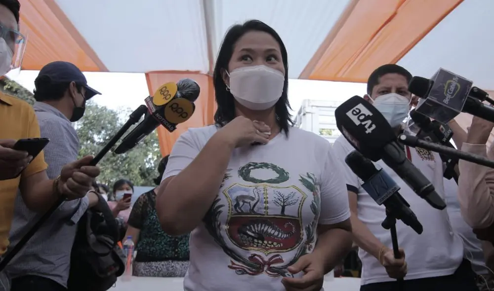 Fujimori postula a la presidencia de la República con Fuerza Popular. Foto: La República