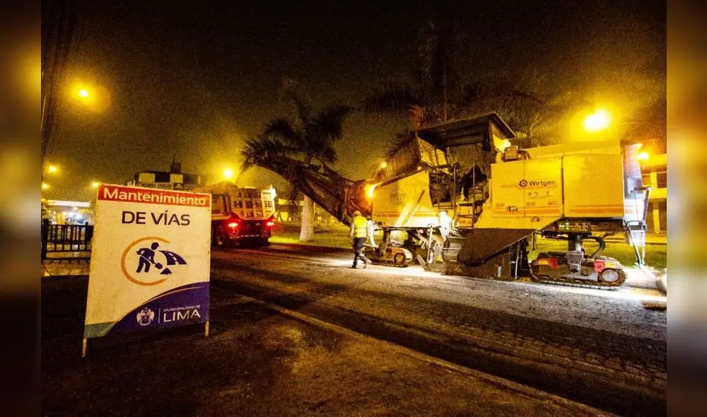 Las obras se realizarán en un horario nocturno. Foto: Andina