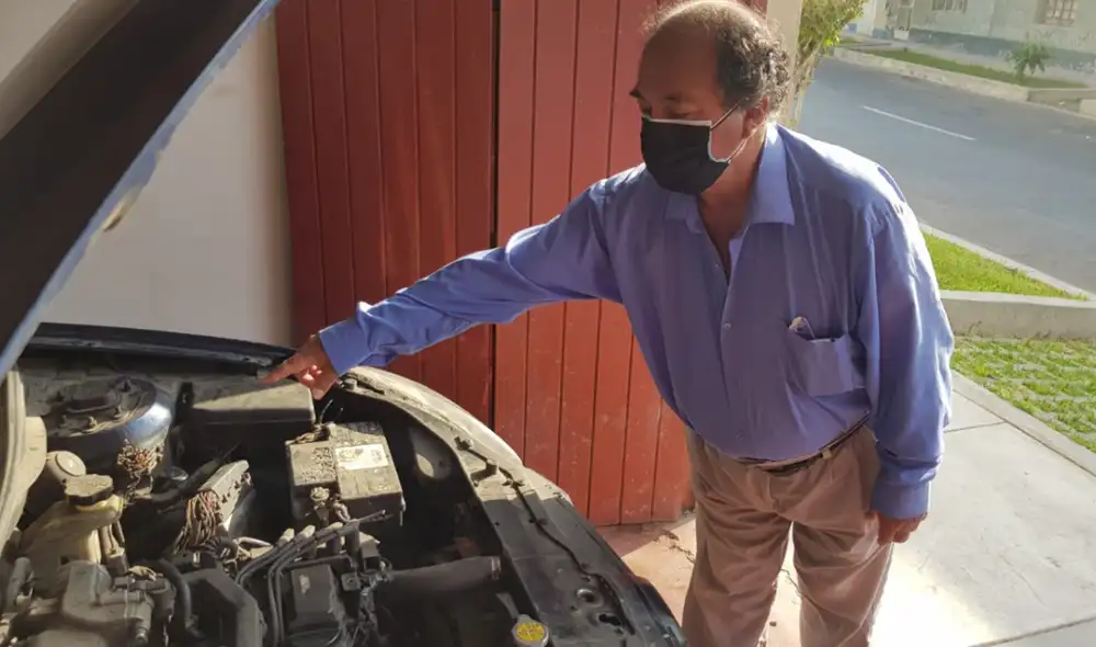 Agraviado pide ayuda a la Policía para dar con el paradero de los responsables. Foto: Johann Klug / URPI-LR Agraviado pide ayuda a la Policía para dar con el paradero de los responsables. Foto: Johann Klug / URPI-LR