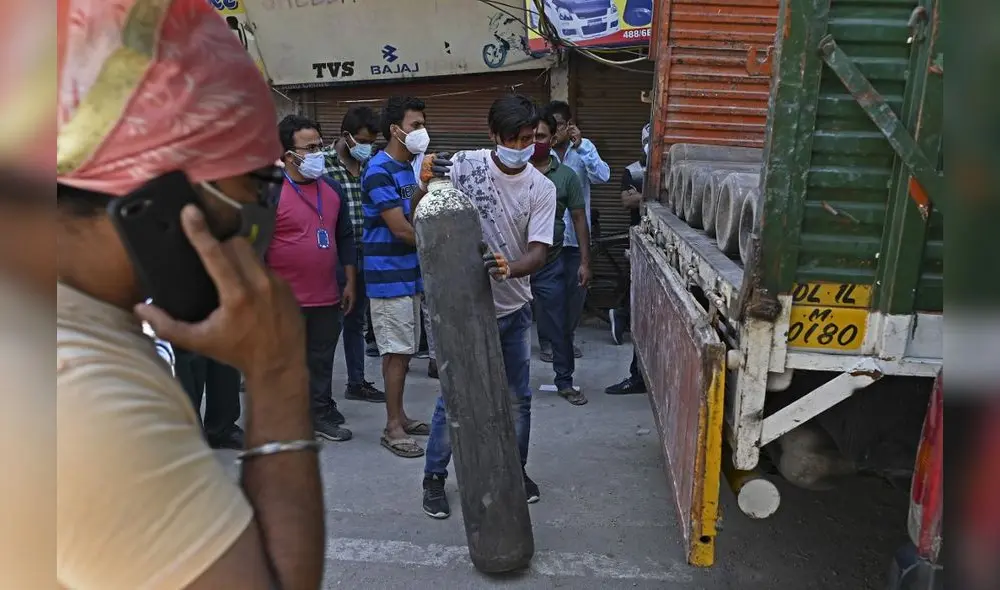 La India superó los 190.000 muertos por la COVID-19 tras cuatro días consecutivos. Foto: AFP