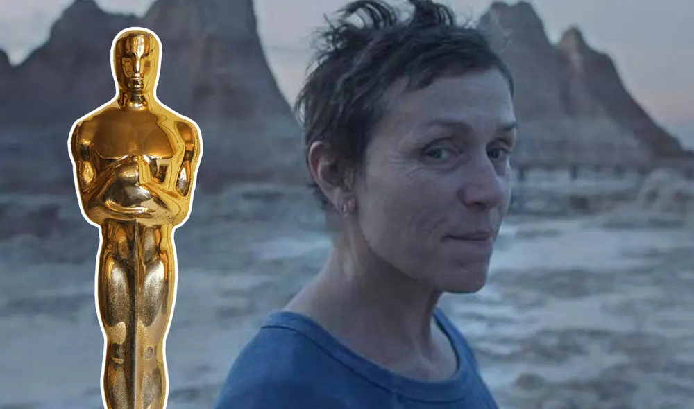 McDormand protagoniza y produce Nomadland, cinta dirigida por Chloé Zhao. Foto: composición
