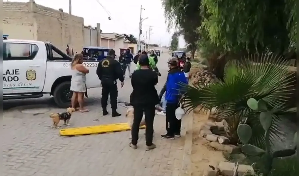 El fallecido era un vecino del lugar conocido como 'Rulo'. Foto: captura video Tele valle Cartavio
