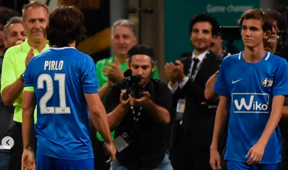 Andrea Pirlo dirige actualmente en la Juventus de Turín. Foto: Instagram Nicoló Pirlo