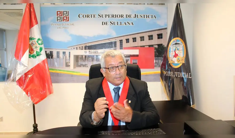 Magistrado Jaime Lora Peralta indicó que el Rem@ju se pondrá en marcha desde el miércoles 29 de abril del 2021. Foto: Corte de Sullana