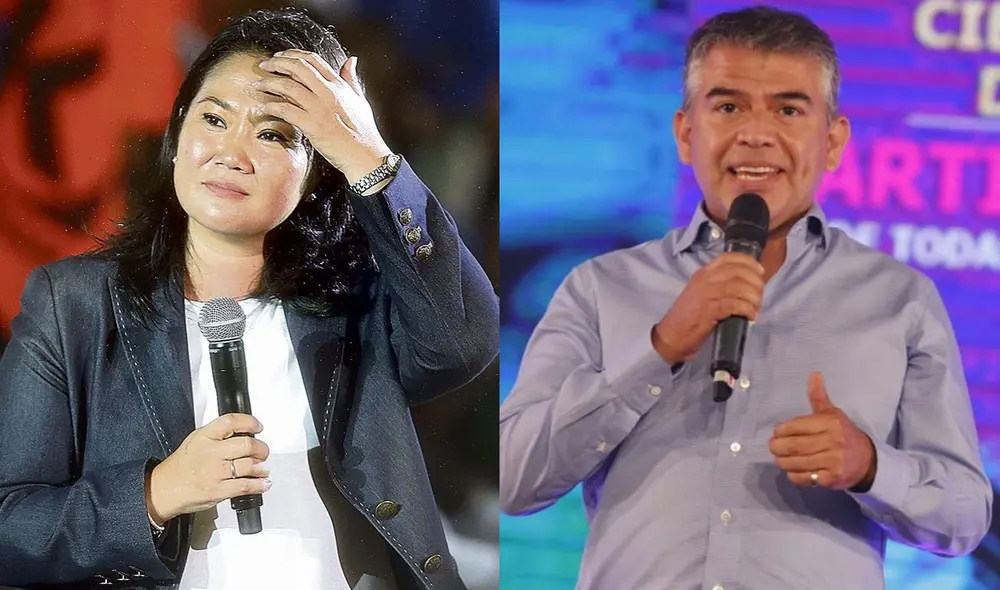 Keiko Fujimori pasó al balotaje con 13,405% de los votos válidos, mientras que Julio Guzmán alcanzó 2,262%. Foto: Composición La República Keiko Fujimori pasó al balotaje con 13,405% de los votos válidos, mientras que Julio Guzmán alcanzó 2,262%. Foto: Composición La República