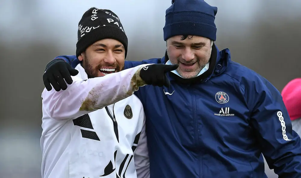 Pochettino alabó a Neymar antes del duelo con el Manchester City. Foto: EFE