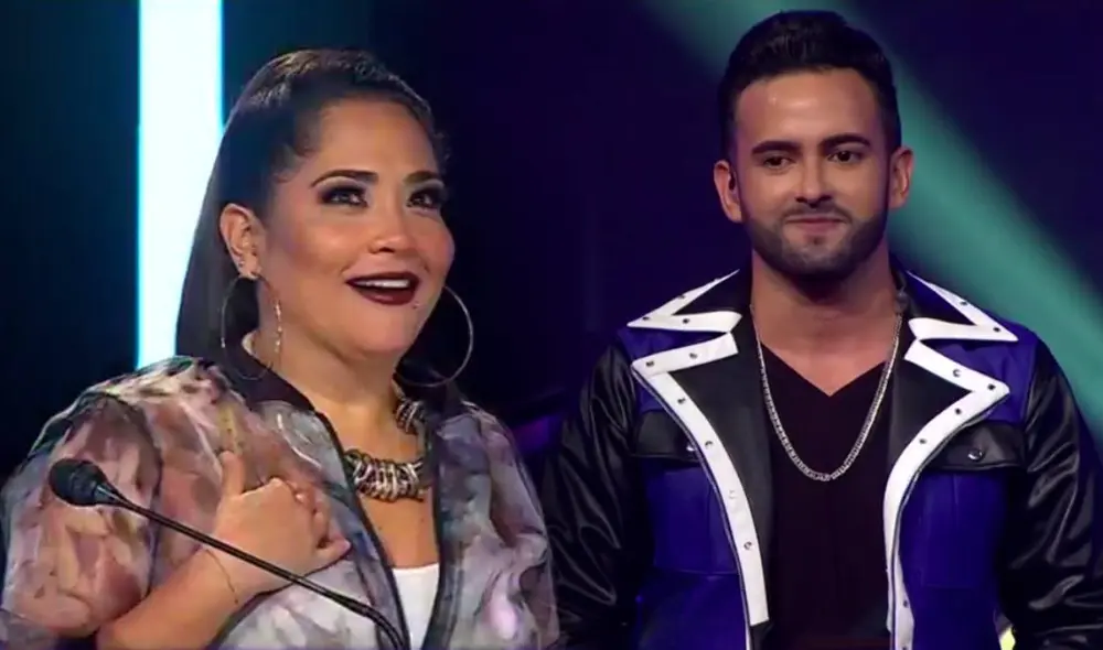 El joven imitador Freddy Armas se salvó de la sentencia gracias a su presentación. Foto: captura Latina