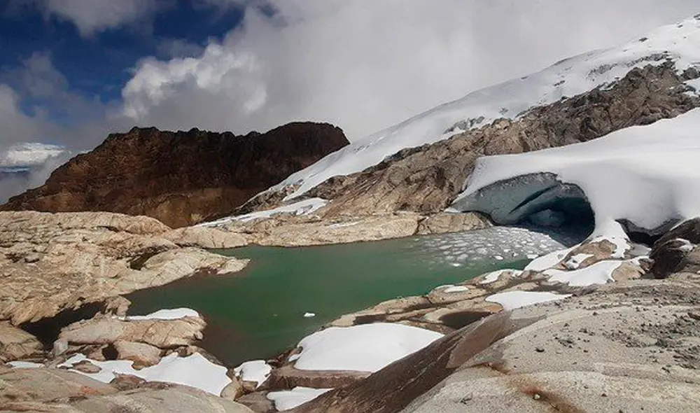 Alerta. Lagunas pueden ser un peligro para las poblaciones que viven en las partes bajas. Foto: Minam Alerta. Lagunas pueden ser un peligro para las poblaciones que viven en las partes bajas. Foto: Minam