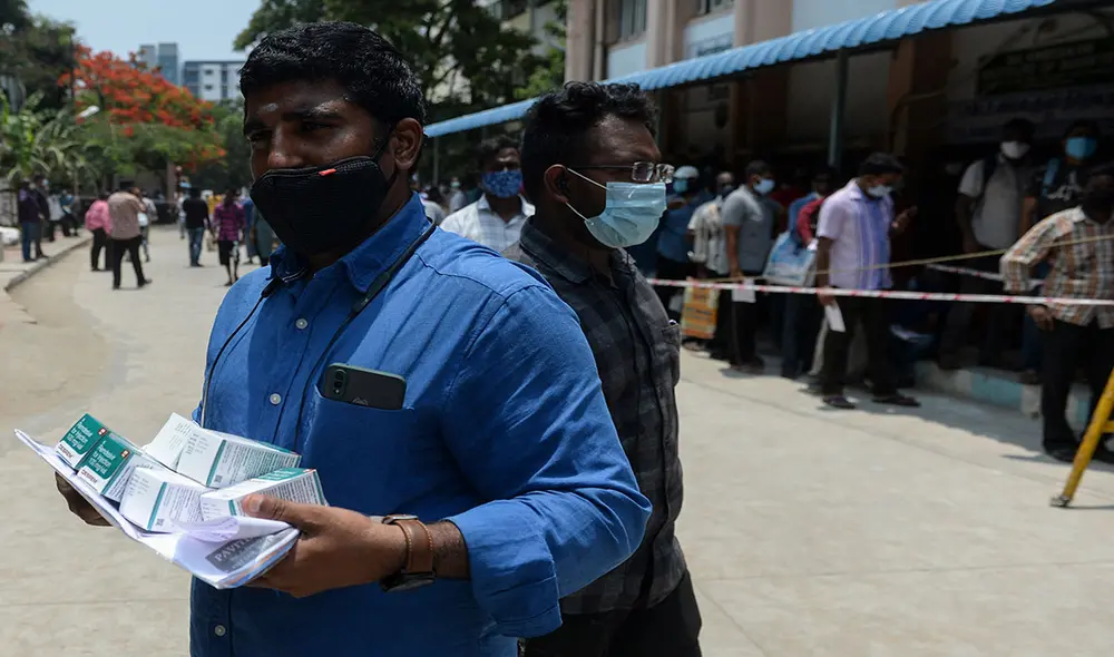 El remdesivir es uno de los medicamentos que escasean ante la emergencia de coronavirus que padece la India, considerada la "farmacia del mundo". Foto: AFP
