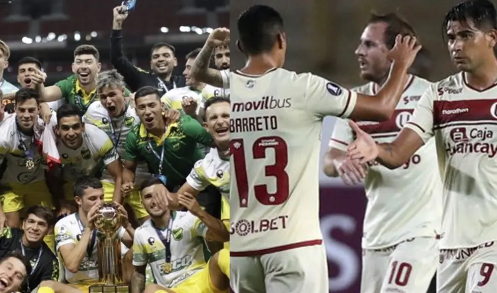 El Estadio Norberto Tomaghello albergará el Defensa y Justicia vs. Universitario. Foto: composición GLR/AFP El Estadio Norberto Tomaghello albergará el Defensa y Justicia vs. Universitario. Foto: composición GLR/AFP