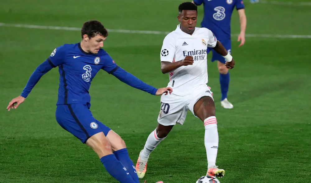 Real Madrid y Chelsea juegan en el estadio Alfredo Di Stéfano por la ida de las semifinales de la Champions League. Foto: EFE Real Madrid y Chelsea juegan en el estadio Alfredo Di Stéfano por la ida de las semifinales de la Champions League. Foto: EFE