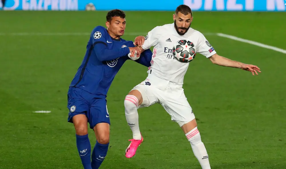 Real Madrid y Chelsea juegan en el estadio Alfredo Di Stéfano por la ida de las semifinales de la Champions League. Foto: EFE Real Madrid y Chelsea juegan en el estadio Alfredo Di Stéfano por la ida de las semifinales de la Champions League. Foto: EFE