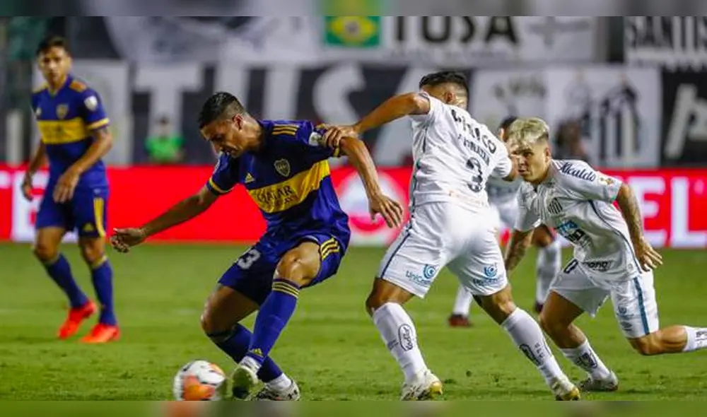 El Boca Juniors vs. Santos se jugará desde las 7.30 p. m. (hora peruana). Foto: EFE