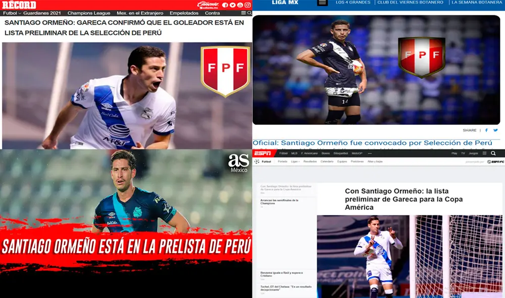 Prensa mexicana reaccionó ante la convocatoria de Santiago Ormeño a la selección peruana. Foto: Difusión