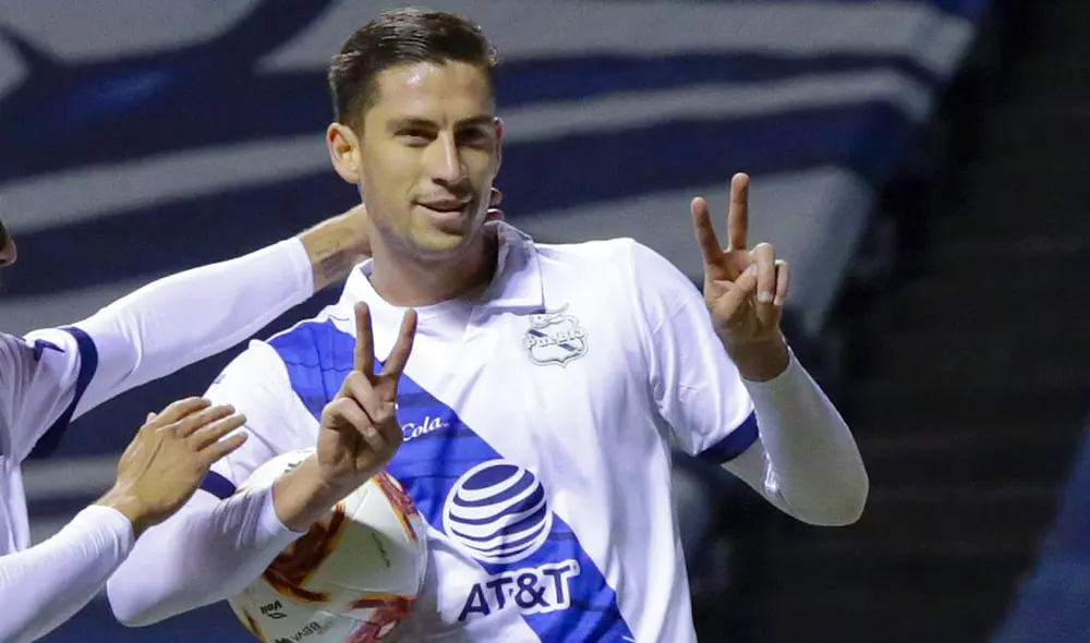 Santiago Ormeño es el actual goleador de Puebla en la Liga MX. Foto: Puebla Santiago Ormeño es el actual goleador de Puebla en la Liga MX. Foto: Puebla