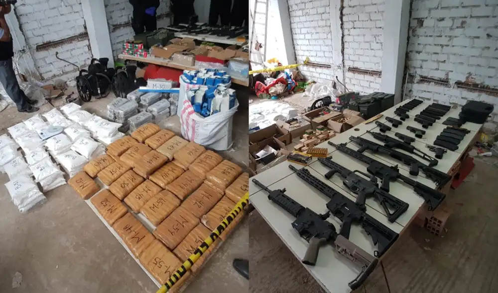 Hallazgo se produjo en un local de la asociación Los Claveles que tenía fachada de almacén. Foto: Grace Mora / URPI-LR Hallazgo se produjo en un local de la asociación Los Claveles que tenía fachada de almacén. Foto: Grace Mora / URPI-LR