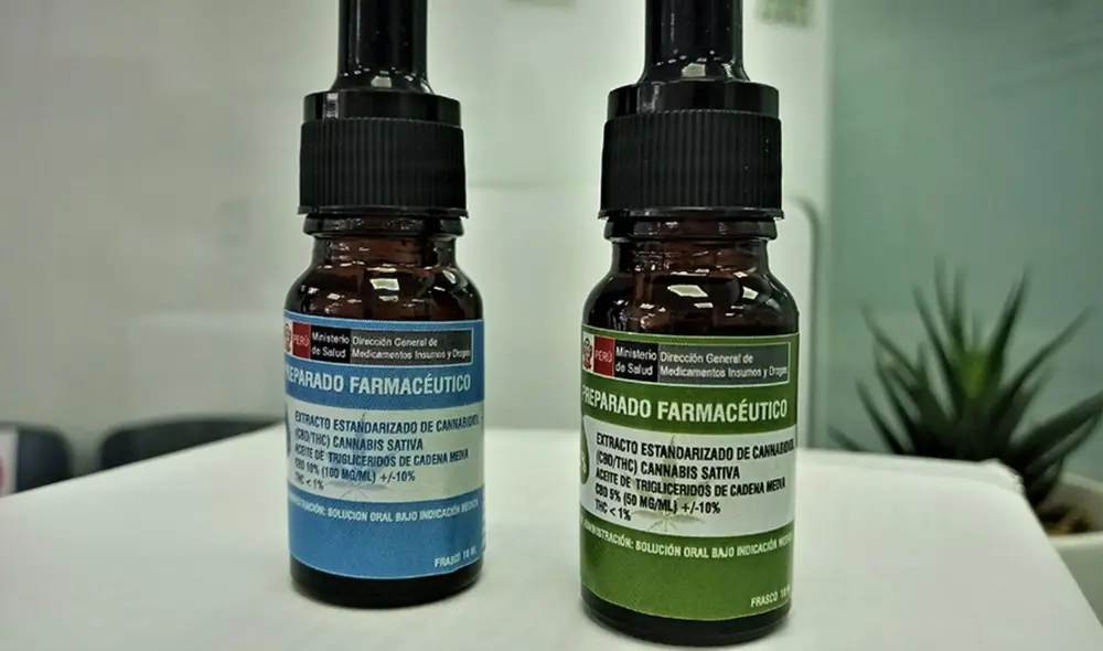 Con la introducción de este producto, la Digemid cuenta con dos presentaciones de cannabis medicinal. Foto: Digemid Con la introducción de este producto, la Digemid cuenta con dos presentaciones de cannabis medicinal. Foto: Digemid