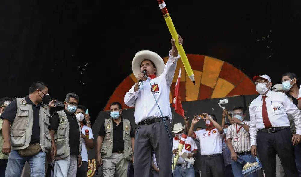 Pedro Castillo indicó que creará el Ministerio de Ciencia y Tecnología si llega a la presidencia. Foto: Aldair Mejia/La República Pedro Castillo indicó que creará el Ministerio de Ciencia y Tecnología si llega a la presidencia. Foto: Aldair Mejia/La República