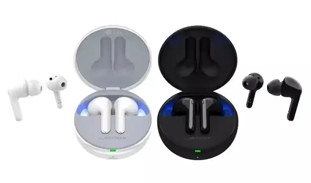 Los Tone Free FN7 están disponibles en blanco y negro. Foto: LG Los Tone Free FN7 están disponibles en blanco y negro. Foto: LG