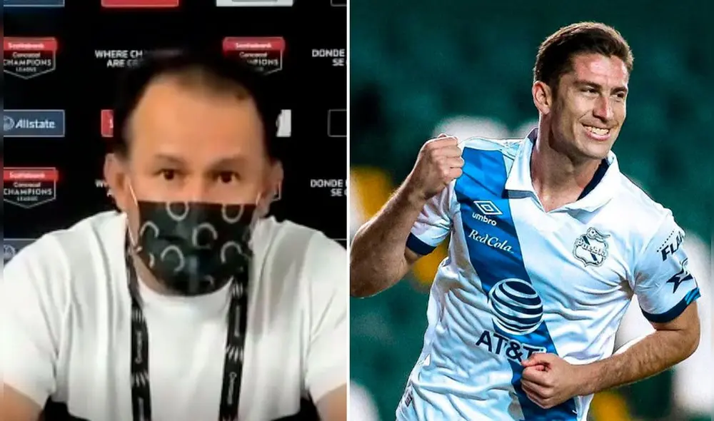 Juan Reynoso dirigió a Santiago Ormeño en Puebla antes de fichar por Cruz Azul. Foto: Liga Concacaf Juan Reynoso dirigió a Santiago Ormeño en Puebla antes de fichar por Cruz Azul. Foto: Liga Concacaf