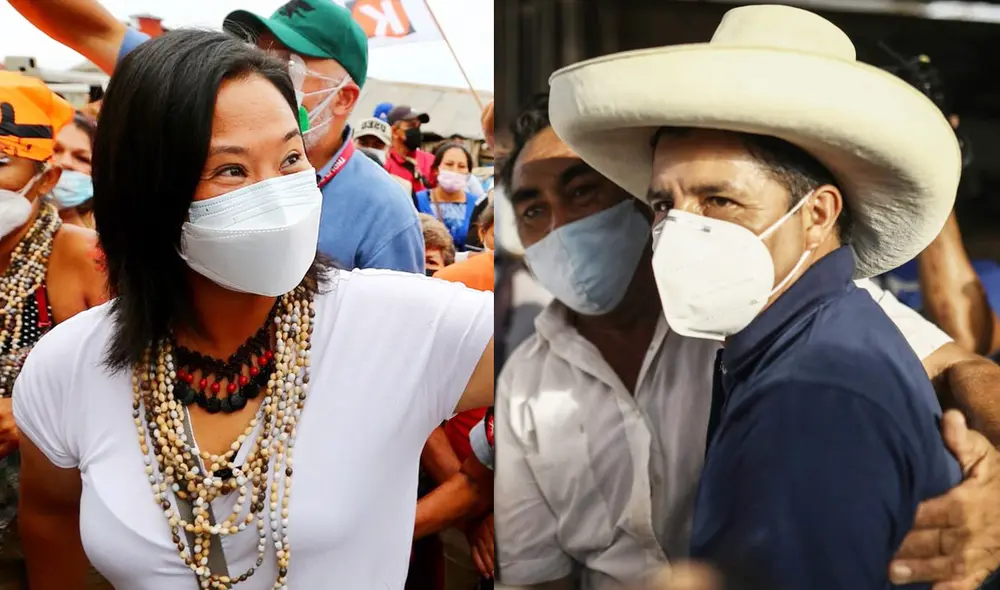 Keiko Fujimori critica que Pedro Castillo no informe quiénes integran su equipo técnico. Foto: composición/Twitter Keiko Fujimori/Aldair Mejía -La República