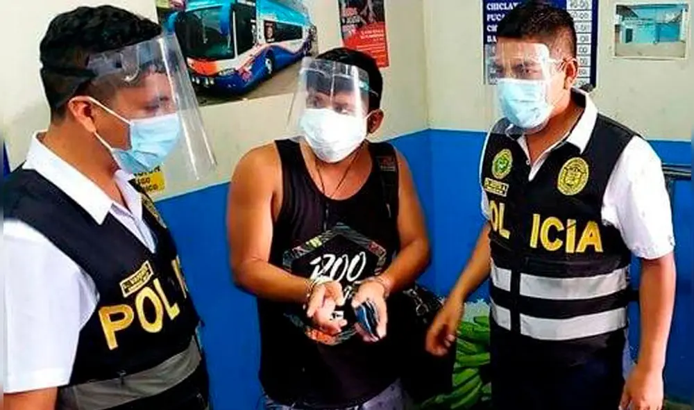 Detenido pretendía salir de la región al momento de su captura. Foto: difusión