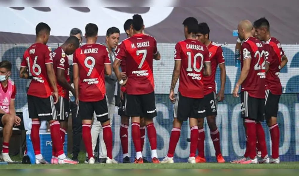 River Plate empató en su primer partido por Libertadores. Foto: AFP