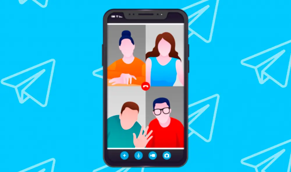 Las videollamadas grupales llegan a Telegram el próximo 15 de mayo. Foto: 20Minutos