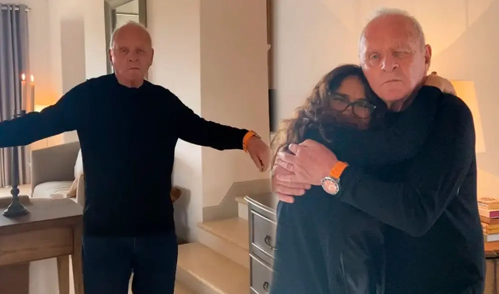 Anthony Hopkins no dio ningún discurso durante los Premios Oscar 2021. Foto: captura de Instagram