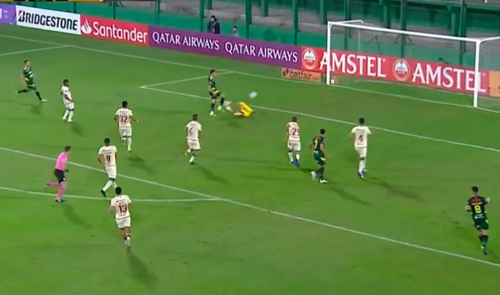 Pizzini abrió el marcador para el 'Halcón' ante Universitario por la Copa Libertadores 2021. Foto: captura ESPN Pizzini abrió el marcador para el 'Halcón' ante Universitario por la Copa Libertadores 2021. Foto: captura ESPN