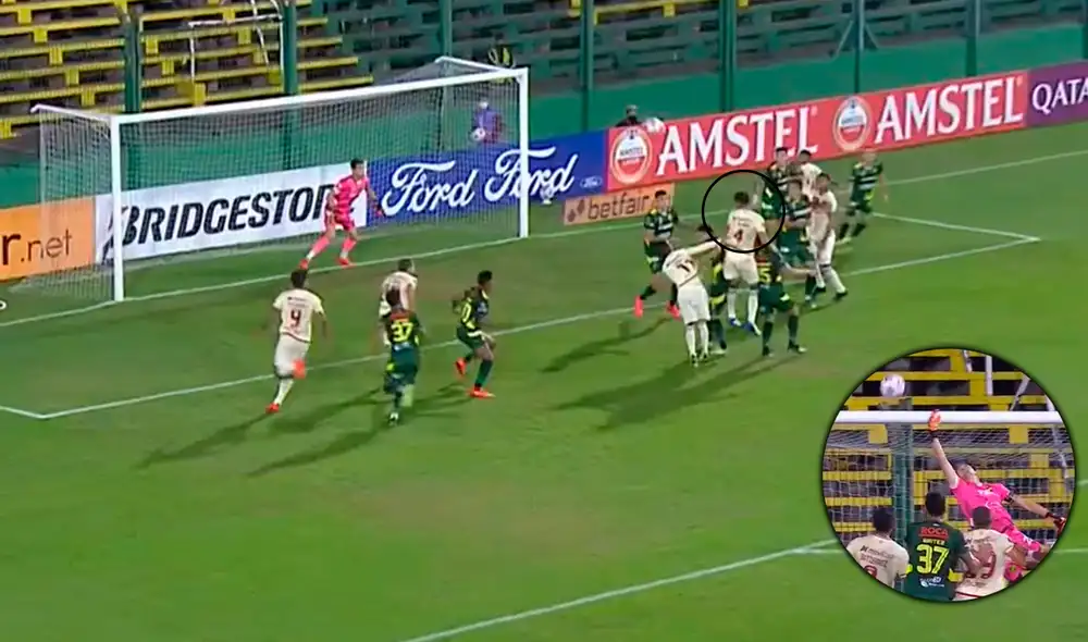 Federico Alonso tuvo la opción de marcar el 1-0 de Universitario ante Defensa y Justicia. Foto: captura de ESPN Federico Alonso tuvo la opción de marcar el 1-0 de Universitario ante Defensa y Justicia. Foto: captura de ESPN