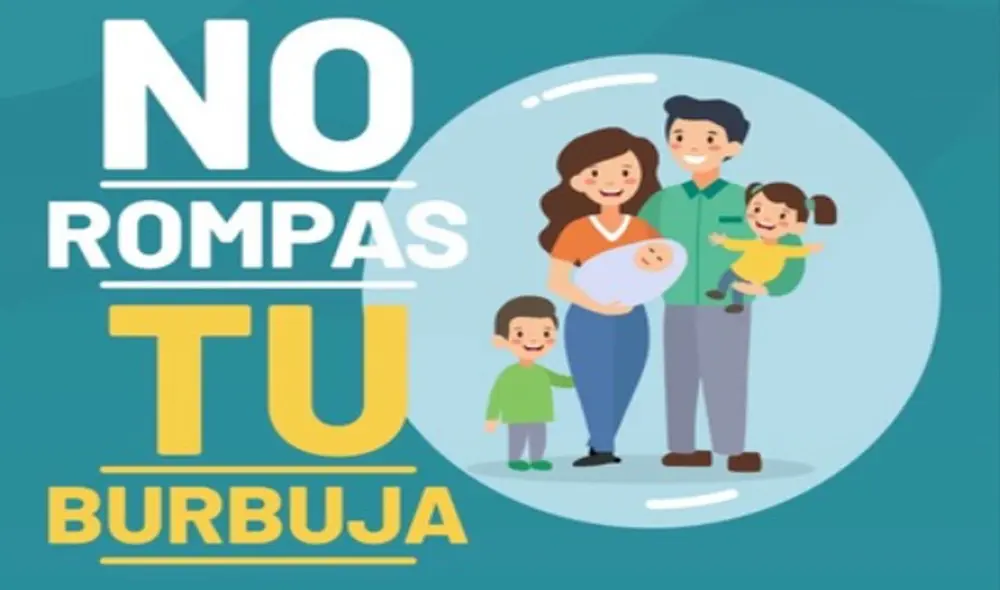 Las personas con las que vivimos podrían conformar nuestra burbuja social. Foto: Minsa Las personas con las que vivimos podrían conformar nuestra burbuja social. Foto: Minsa