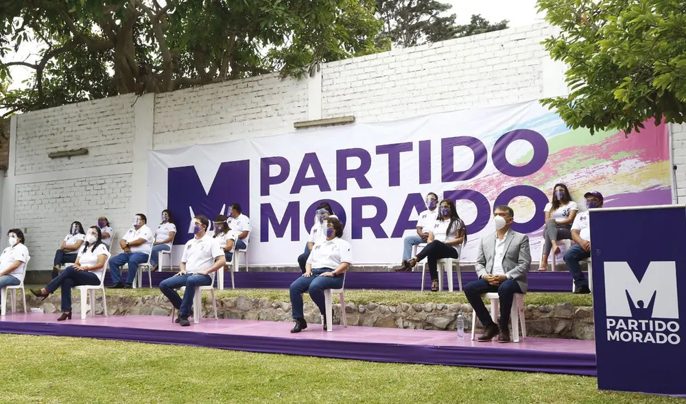 El Partido Morado obtuvo cinco escaños en el Congreso en la últimas elecciones. Foto: La República