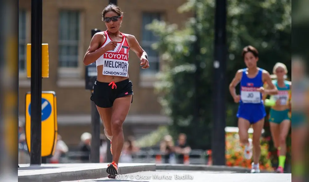 Inés Melchor fue la sudamericana que más destacó en el Mundial de Atletismo de Londres 2017. Crédito: Revista
Atletismo Peruano.