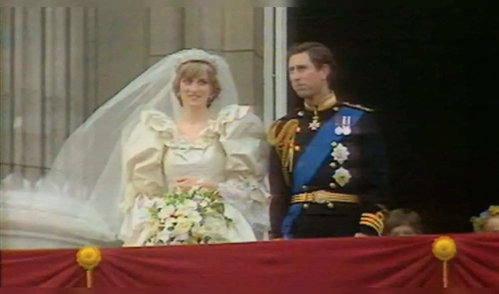 El traje de novia de Lady Di fue diseñado por Elizabeth y David Emanuel. Foto: AFP