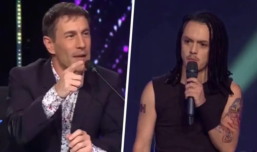 El 28 de abril, el imitador del vocalista de Korn deleitó a todos con el tema “Another brick in the wall”. Foto: captura de Latina El 28 de abril, el imitador del vocalista de Korn deleitó a todos con el tema “Another brick in the wall”. Foto: captura de Latina