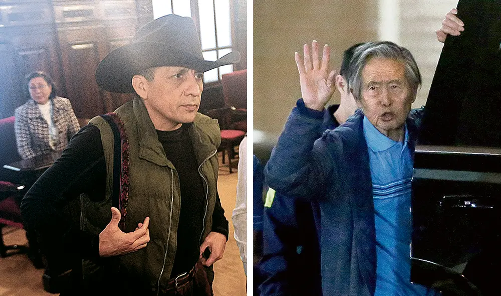 Antauro Humala culpa a todos los gobiernos de su condena. Por su parte, Alberto Fujimori cumple su pena en solitario. Foto: composción