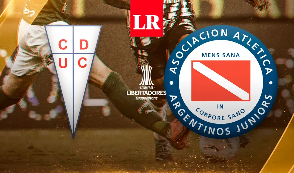 Universidad Católica y Argentinos Juniors chocan en la Copa Libertadores 2021. Foto: composición de Fabrizio Oviedo