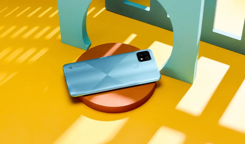 El Realme C21 viene con el Helio G35 de MediaTek. Foto: Realme