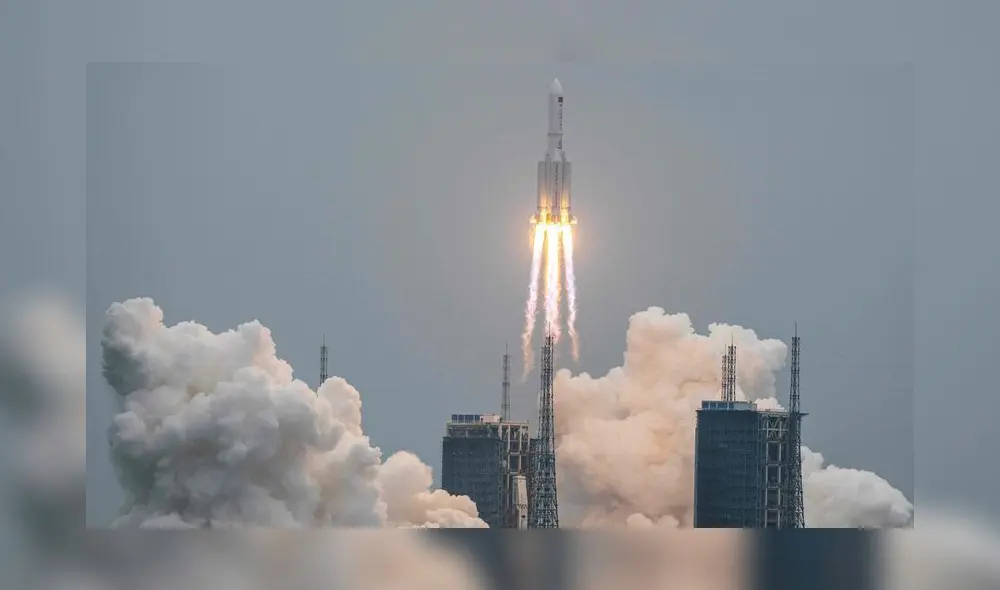La estación bautizada como Tianhe, "Armonía y palacio celestial" en mandarín, hace realidad el ambicioso programa espacial de China. Foto El País