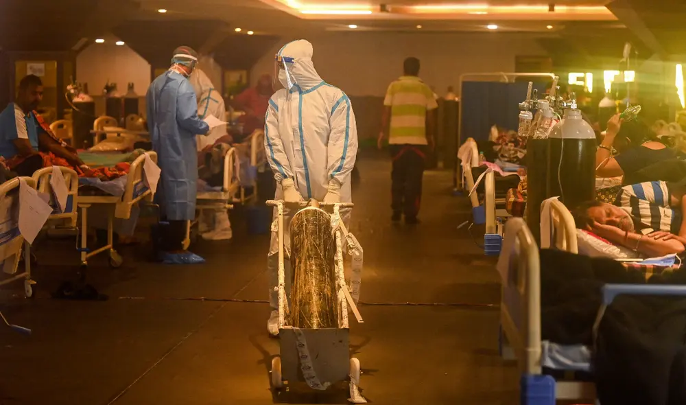 Con casi el 40% de casos diagnosticados en el mundo, India es el epicentro de la pandemia. Foto: AFP Con casi el 40% de casos diagnosticados en el mundo, India es el epicentro de la pandemia. Foto: AFP