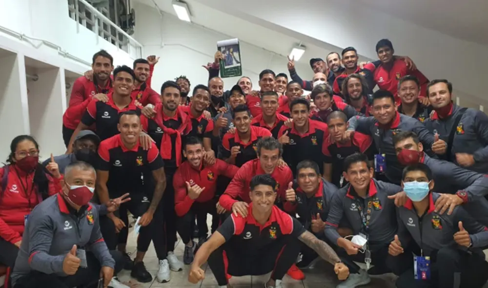 La postal de Melgar después del triunfo contra Aucas por Copa Sudamericana. Foto: FBC Melgar