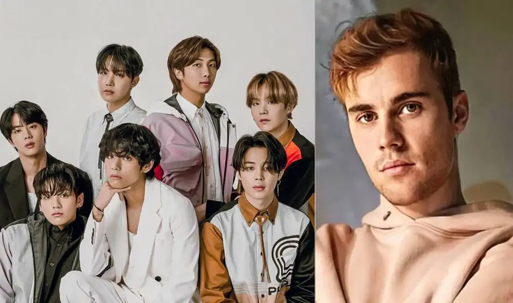 Después de la fusión de sus empresas, BTS y Justin Bieber estarían trabajando juntos en nueva música. Foto: composición LR/HYBE