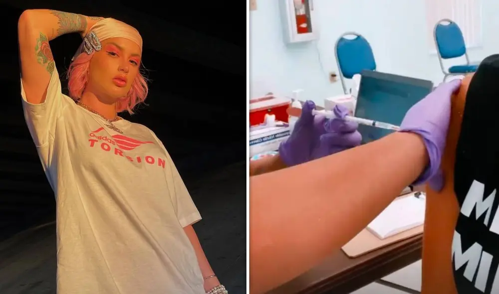 “Me voy a vacunar, tengo miedo", dijo Leslie Shaw en Instagram. Foto: composición Instagram