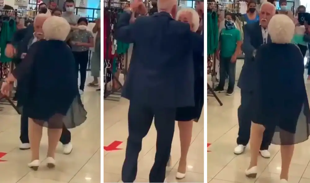 Los expertos bailadores dieron cátedra del buen ritmo. Foto: captura de Facebook Los expertos bailadores dieron cátedra del buen ritmo. Foto: captura de Facebook