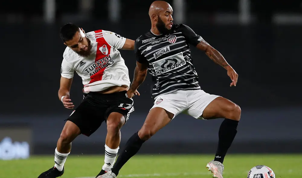 Junior lleva cuatro derrotas seguidas ante River por Libertadores. Foto: AFP Junior lleva cuatro derrotas seguidas ante River por Libertadores. Foto: AFP